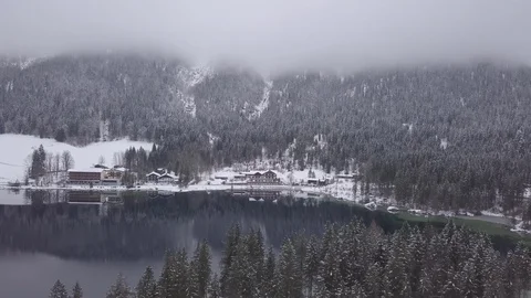 Winter Lake  Vídeo Stock 88707682