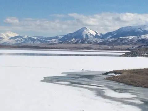 Winter Lake Stock Photos