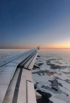 Winter Landing Foto stock