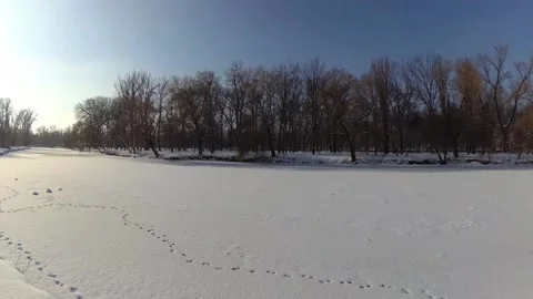 Winter landscape 1920 Stock Footage 101162191