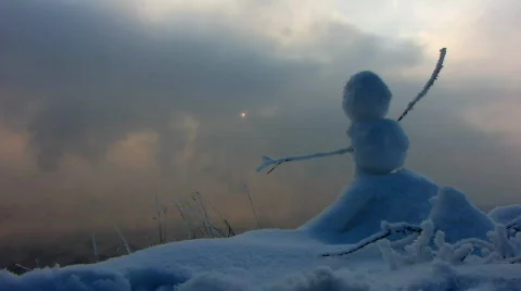 Winter landscape 2 P Stock Footage 580262