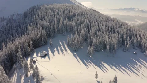 Winter landscape after the storm Stock Footage 170573672