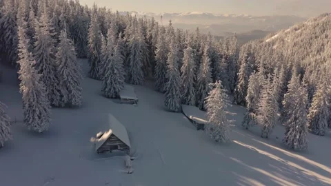Winter landscape after the storm Stock Footage 170573838