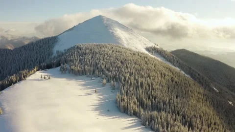 Winter landscape after the storm Stock Footage 170573886