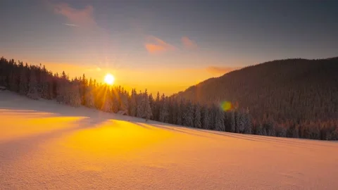 Winter landscape after the storm Stock Footage 170574264