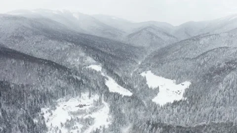 Winter landscape after the storm Stock Footage 170784297