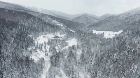Winter landscape after the storm Stock Footage 170784357