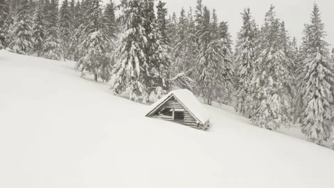 Winter landscape after the storm Stock Footage 170787951