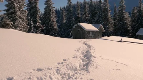 Winter landscape after the storm Stock Footage 170790542