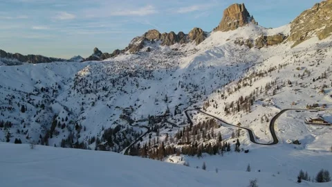 Winter landscape - Dolomites Video stock 230157745
