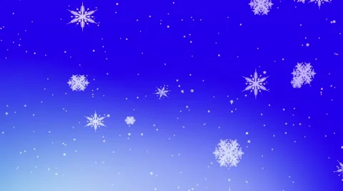 Winter landscape with falling snow Stock Footage 65822605