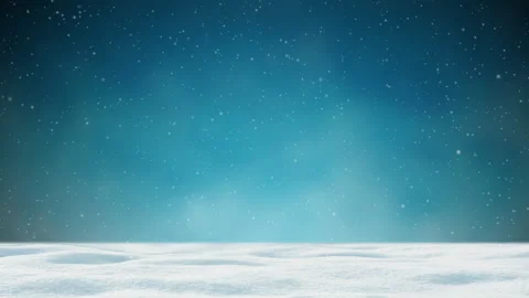 Winter landscape with falling snow Stock Footage 250386710