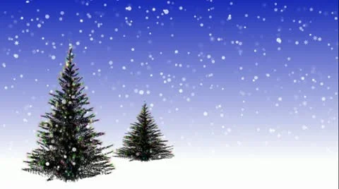 Winter landscape Stock Footage 12753622