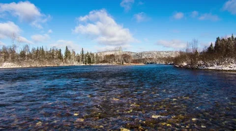 Winter landscape Stock Footage 44268537