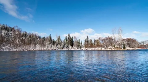 Winter landscape Stock Footage 44268564