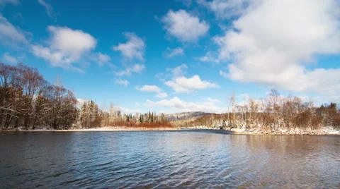 Winter landscape Stock Footage 44268653