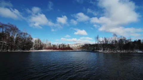 Winter landscape Stock Footage 44723263