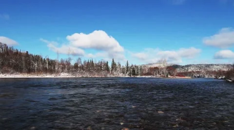 Winter landscape Stock Footage 44723264