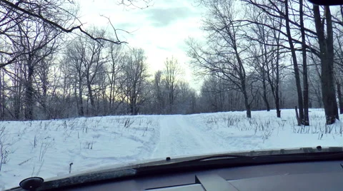 Winter landscape Stock Footage 46616885