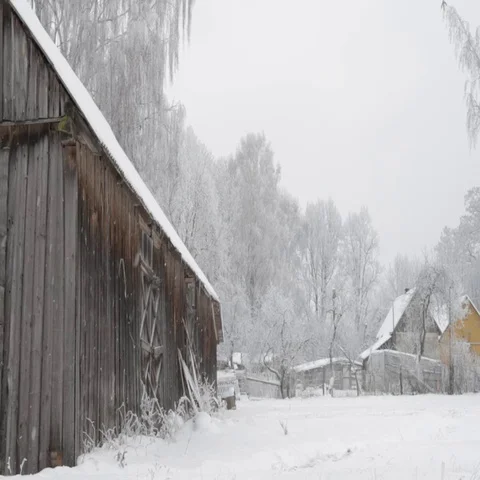 Winter landscape 動画素材 69293742