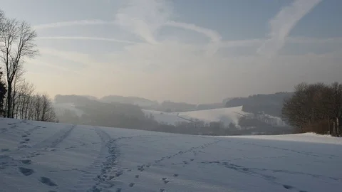 Winter Landscape Stock Footage 71732649