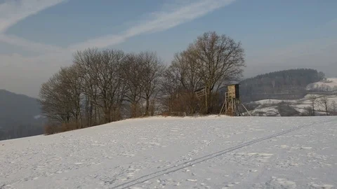 Winter Landscape Stock Footage 71733232