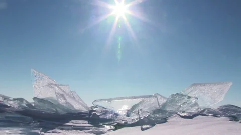 Winter landscape. Stock Footage