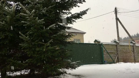 Winter landscape Stock Footage 83183352