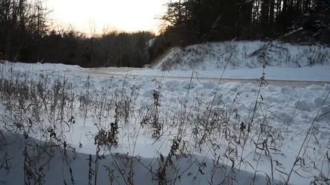 Winter landscape Stock Footage 84165387