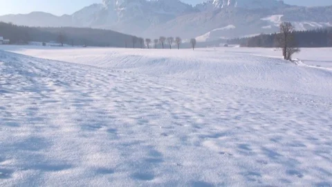 Winter landscape 库存影片 85749503