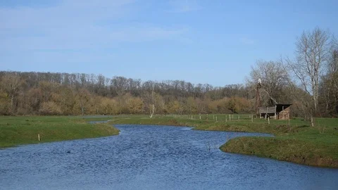 Winter landscape Stock Footage 121727706