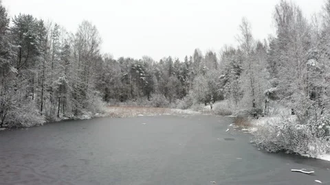 Winter landscape Stock Footage 145741425