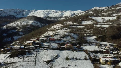 Winter landscape Stockbeeldmateriaal 146810857