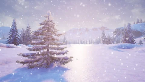 Winter Landscape Stock Footage 318846223