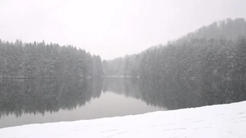 Winter landscape, fresh snow, first snow, winter travel. Stock-Footage 255661652