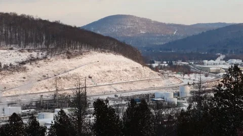 Winter landscape, fresh snow, first snow, winter travel. Stock Footage 257454666