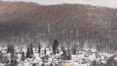Winter landscape, fresh snow, first snow, winter travel. Stock Footage 257454928