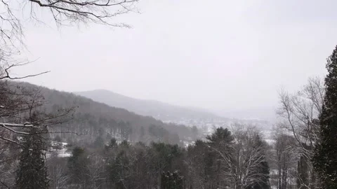 Winter landscape, fresh snow, first snow, winter travel. Stock Footage 257455814