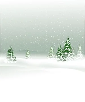 Winter landscape Stockillustratie