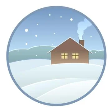 Winter landscape Stock-Illustration