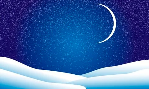 Winter Landscape Stock Illustration