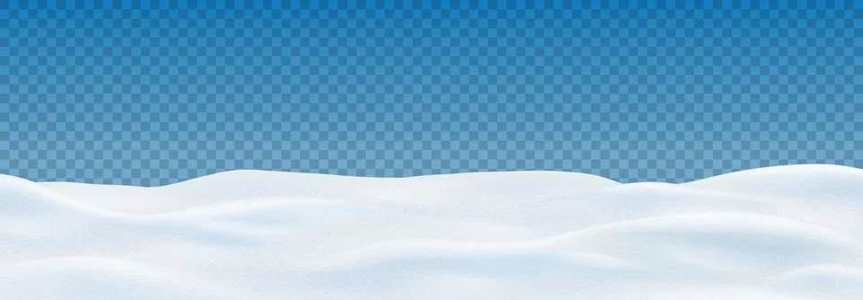 Winter landscape isolated on checkered background Stock Illustration