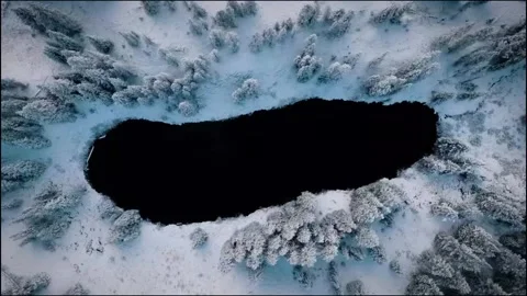 Winter landscape in the mountains Stock Footage 269319953