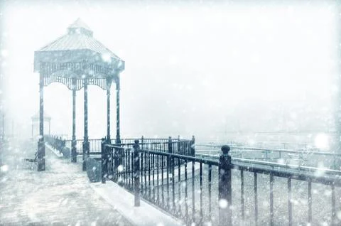 Winter landscape in the park. Fotos Stock