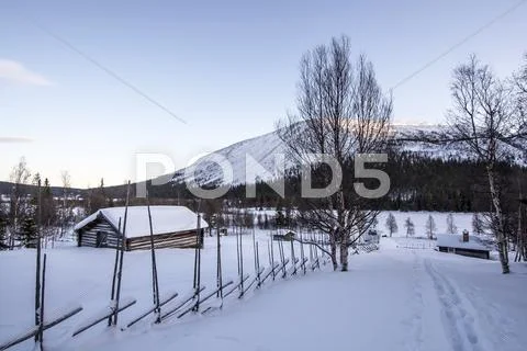 Winter landscape Stock Photos