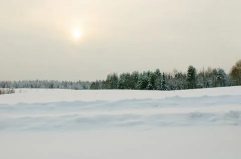 Winter landscape Stock Photos