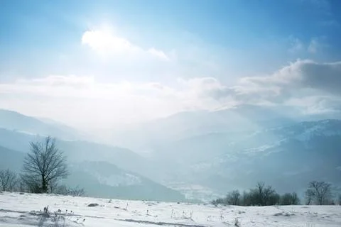 Winter landscape Stock Photos