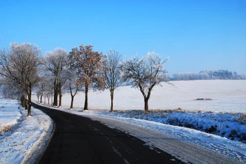 Winter landscape Stock Photos