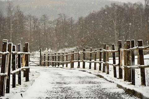 Winter landscape Stock Photos