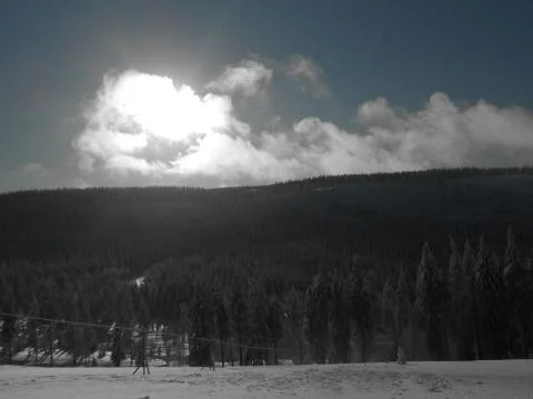 Winter landscape Stock Photos